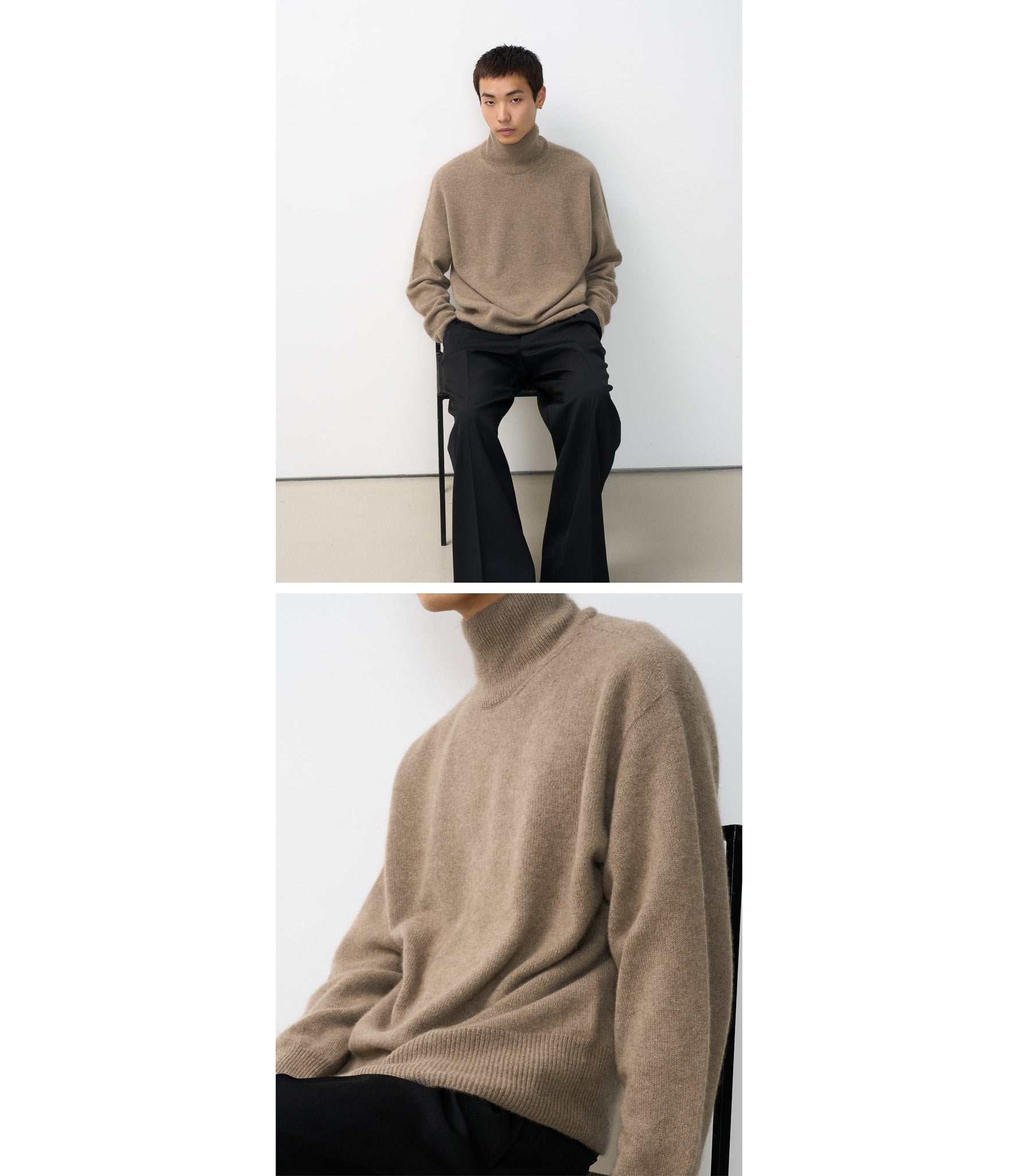 Cashmere Wholegarment Sweater – YOKE
