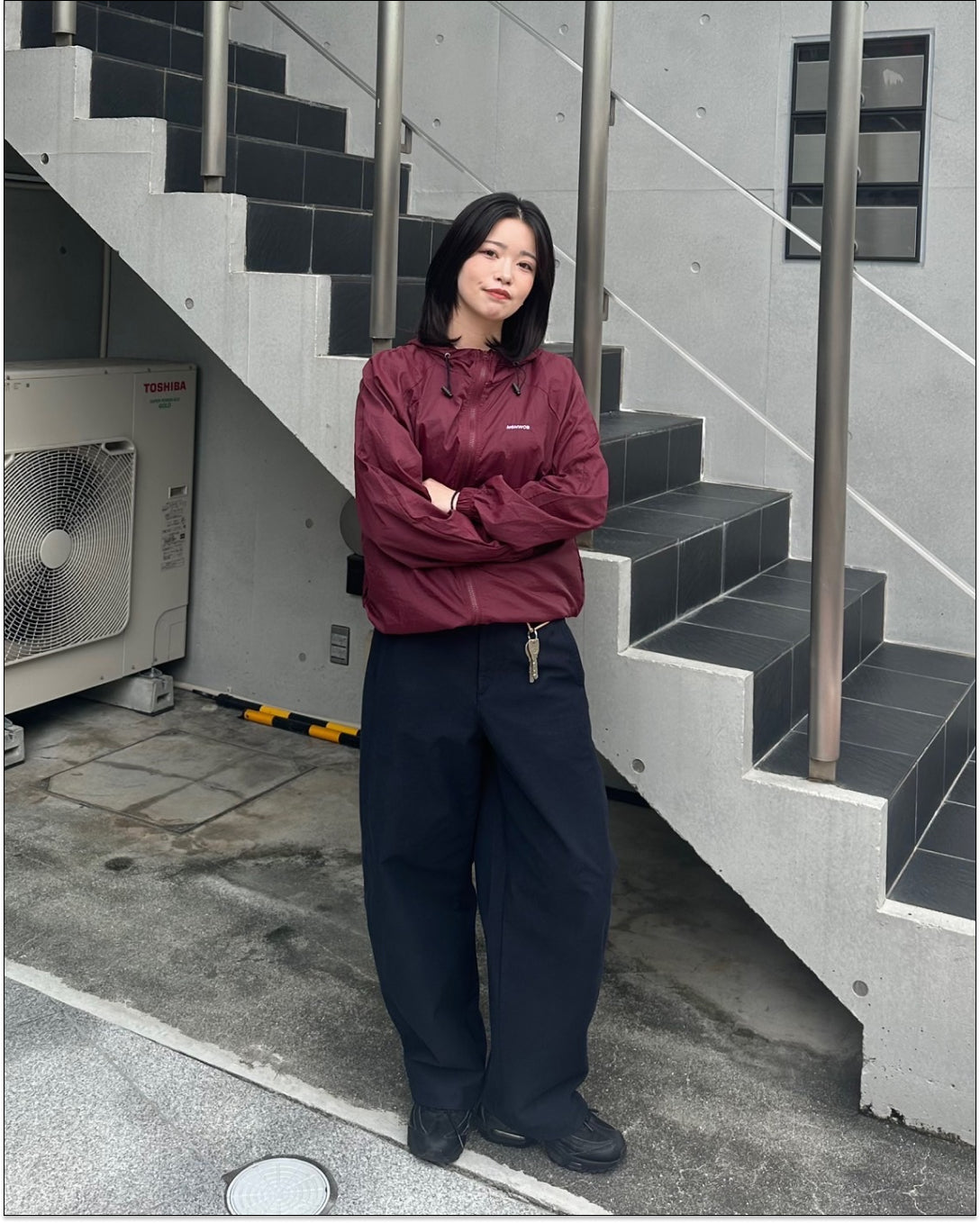 ドローコード付きナイロンフーディジャケット Y1650 – YOLO（ヨロ