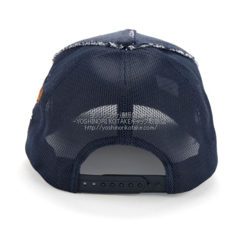 ヨシノリコタケ 帽子 ディズニー野球キャラクター キャップ-青-2024AW