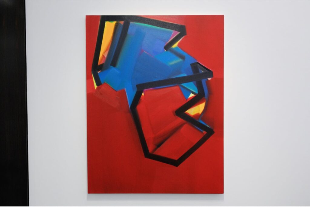 山田康平個展「Strikethrough」｜ストロークが重なる色面への没入を