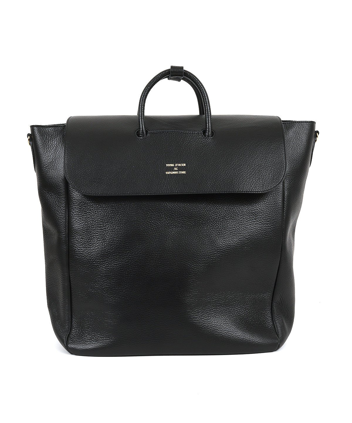 ヤングアンドオルセン エンボスドレザー デラックス トートバッグ L