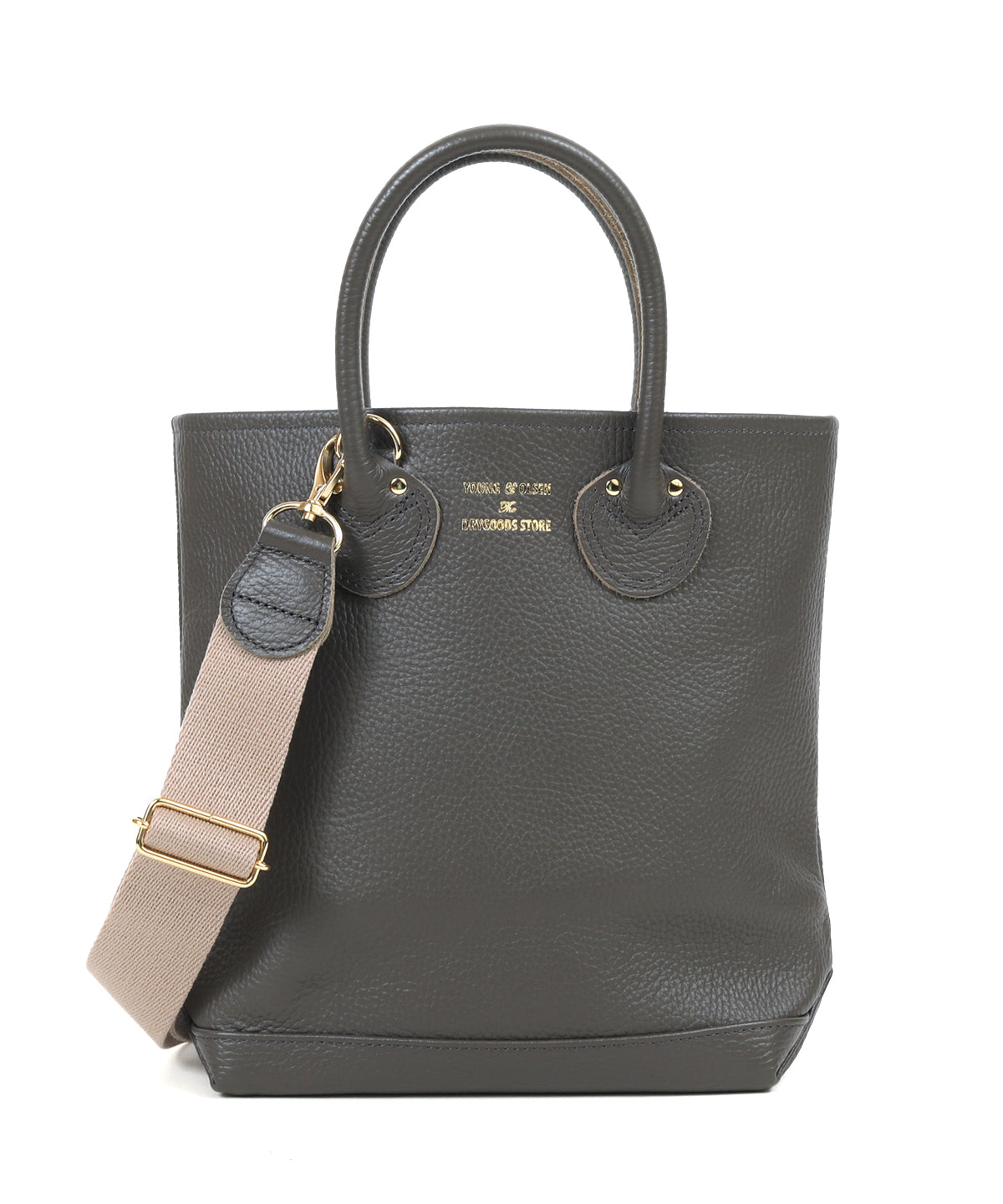 ヤングアンドオルセン エンボスド レザー ハバーサック S – YOUNG