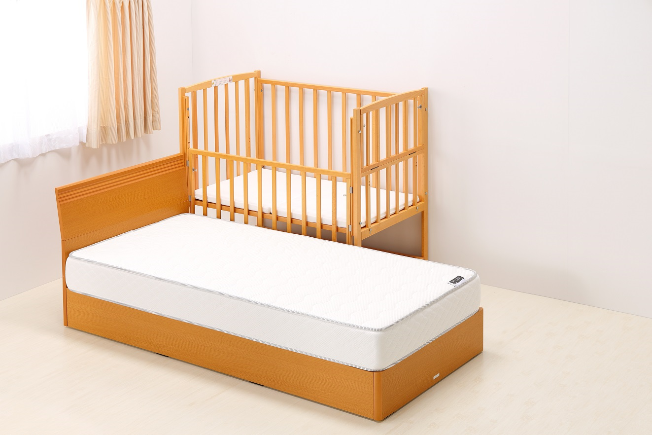 ハイタイプベッド ツーオープン（新色） | 国産ベビーベッド製造