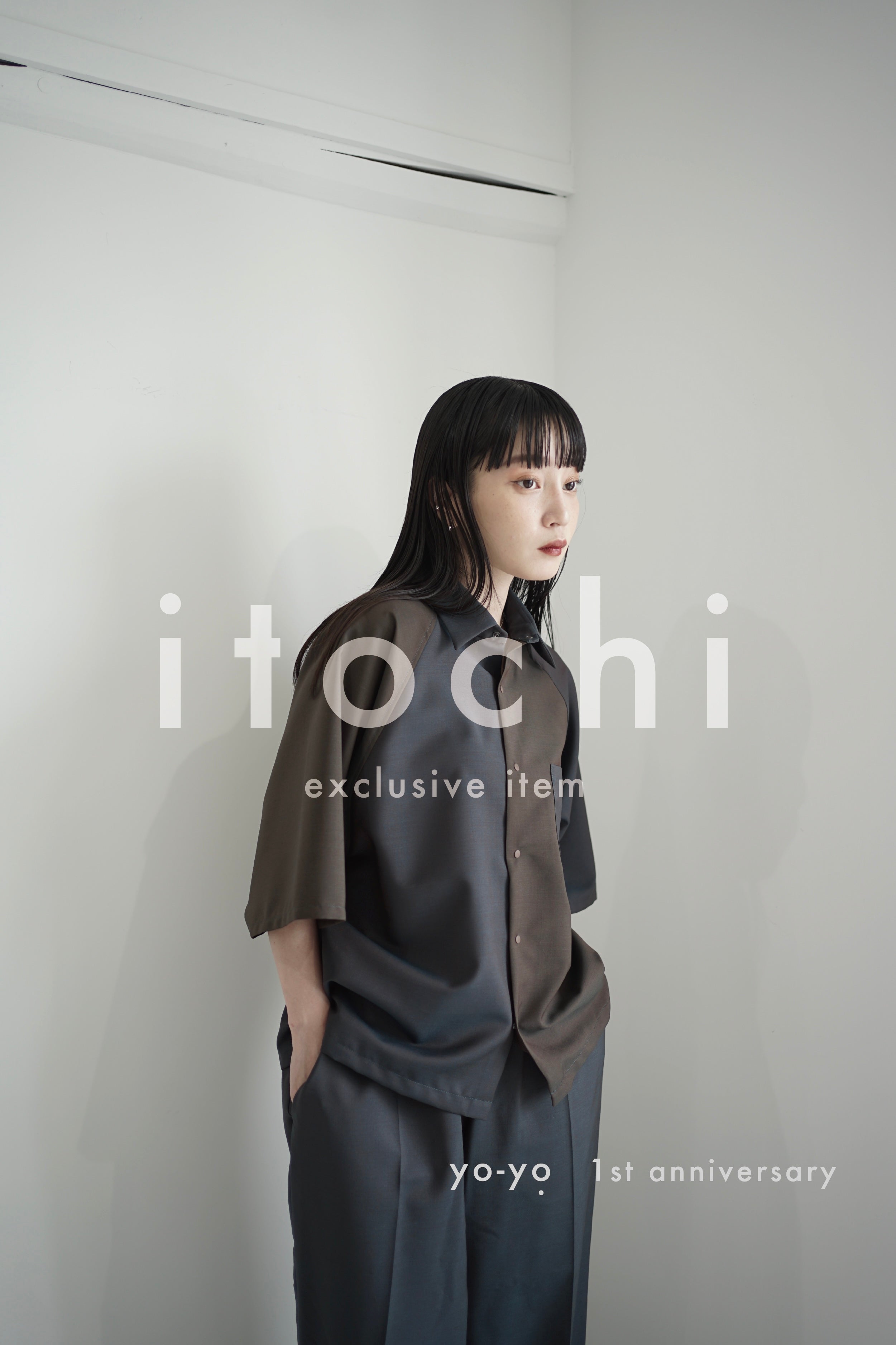 yo-yo. exclusive item ] itochi / Wool & Kid mohair Tropical raglan