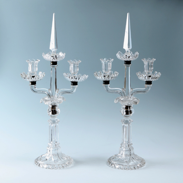 バカラクリスタルガラスペア燭台 | -YUMEORI-夢織