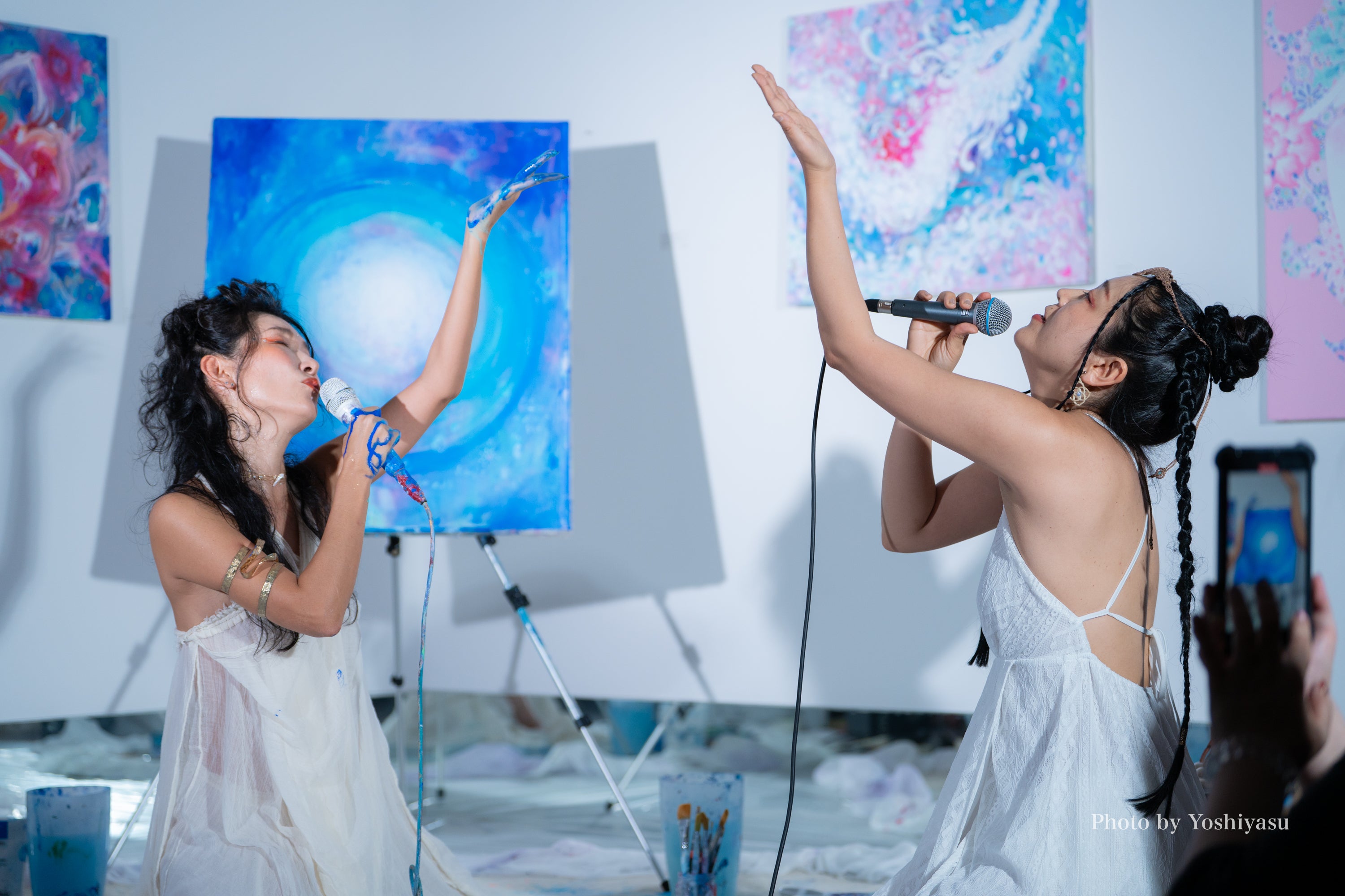 開催レポート】SAORI KANDA 個展「生命讃歌-sanctuary-」ライブ