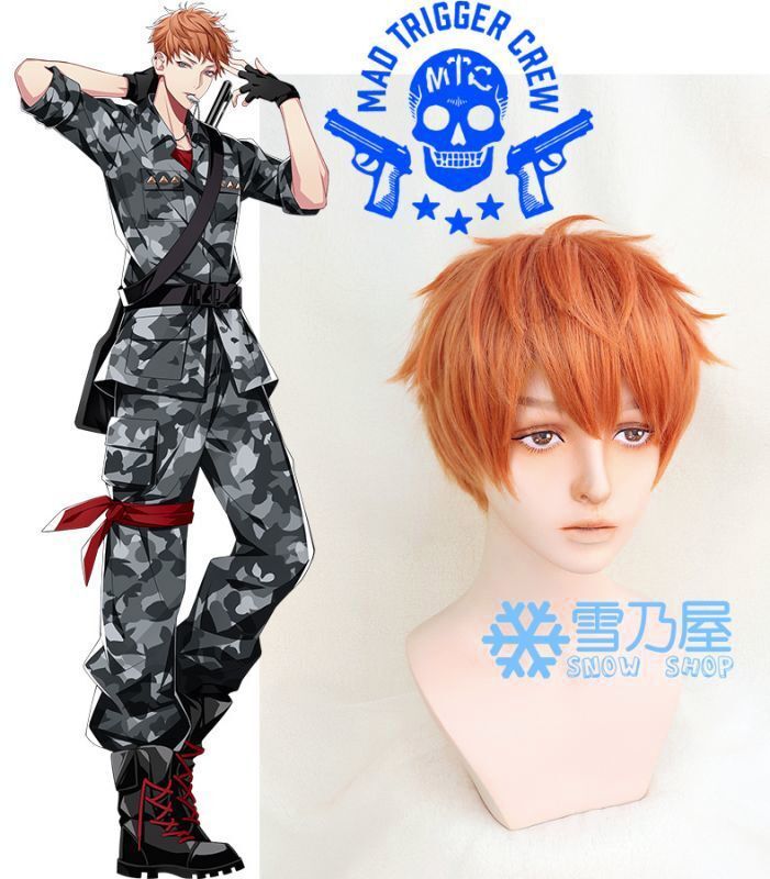 ヒプマイ DRB MAD TRIGGER CREW 毒島メイソン理鶯 コスプレウィッグ
