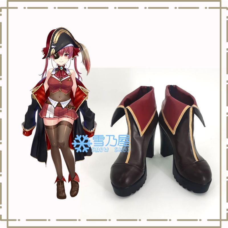 Vtuber にじさんじ 宝鐘マリン コスプレ靴、コスプレブーツ