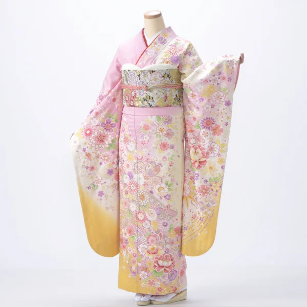 ピンク/オレンジの振袖【販売】｜【公式】京都きもの友禅オンライン