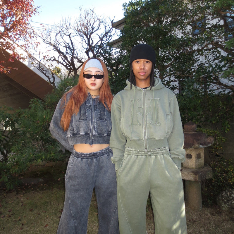 H Vintage logo zip hoodie – YZ