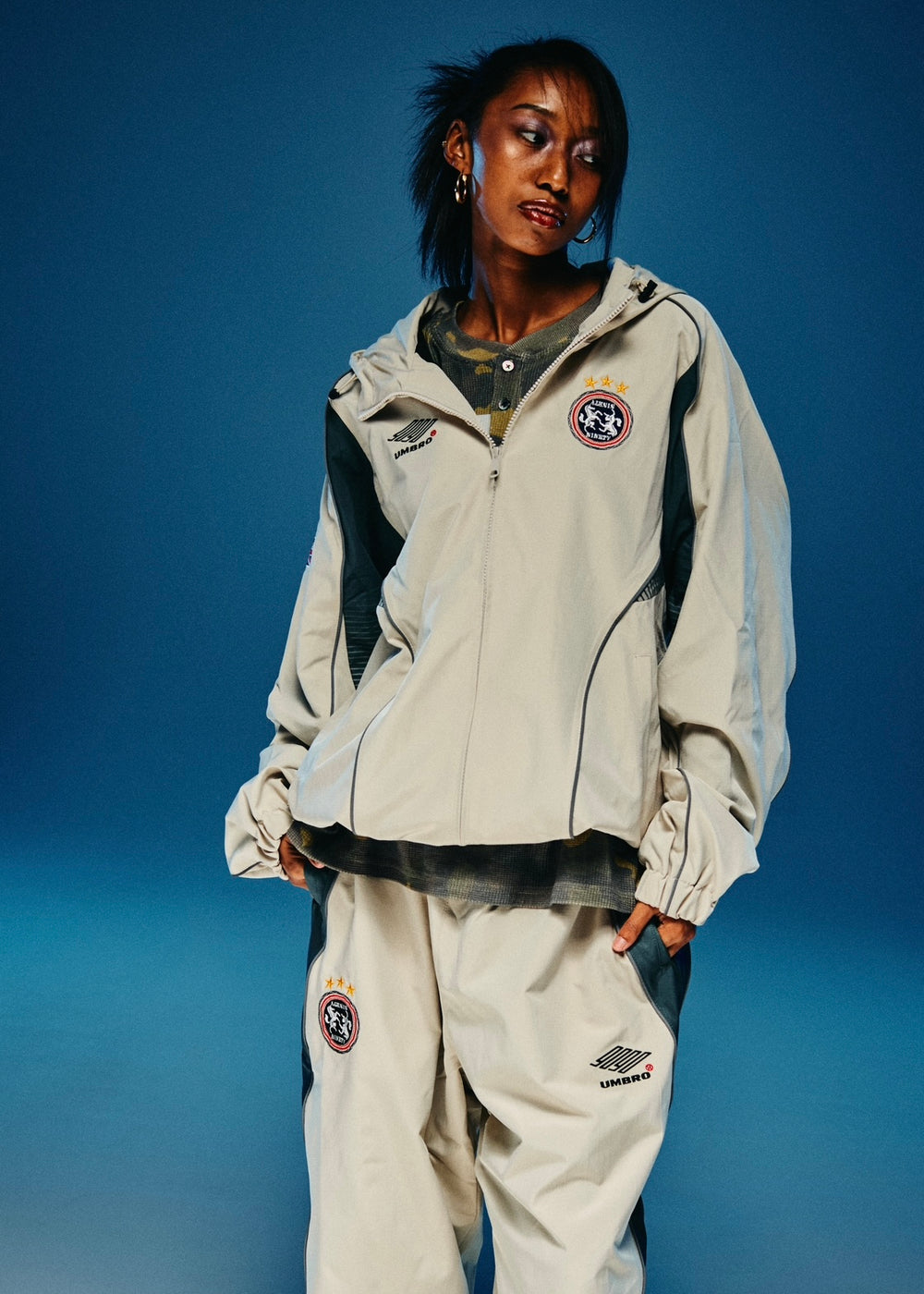 9090 × umbro Gradation Nylon Hooded Jacket – YZ