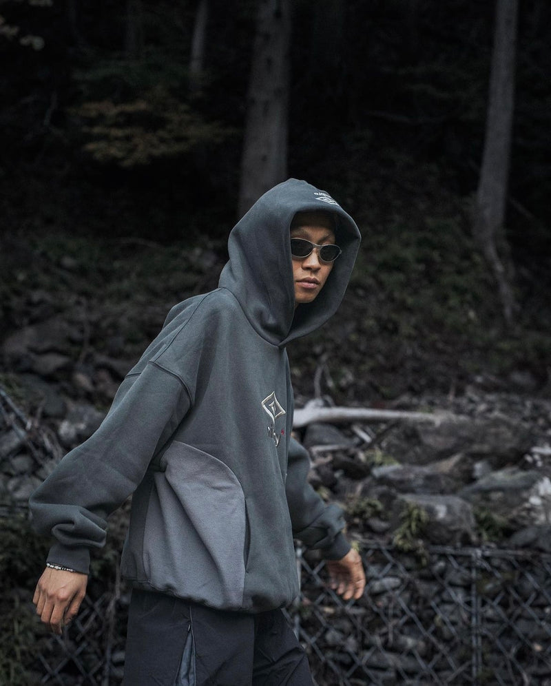 9090 × umbro Collaboration Logo Hoodie – YZ