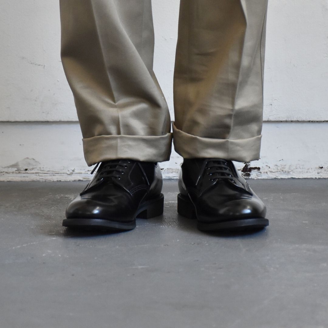 SANDERS（サンダース） OFFICER SHOE ブラック - ZABOU