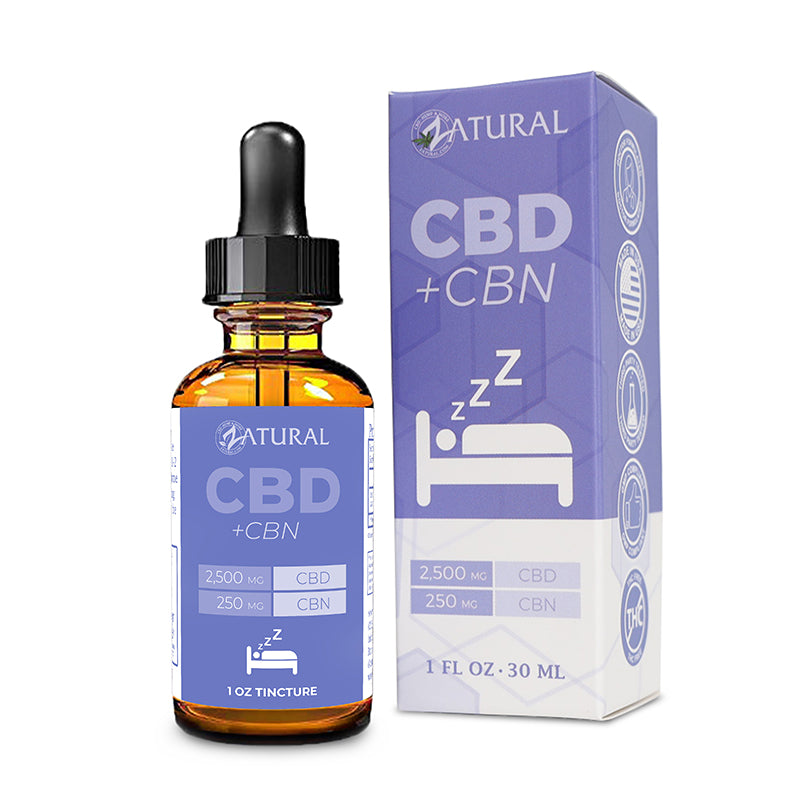 CBN 250 + CBD 2,500 Isolate CBN Oil Tincture