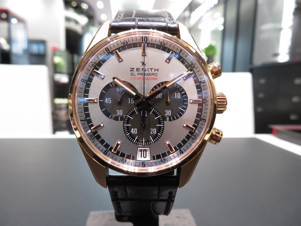 500本限定「エル・プリメロ ストライキング10th クロノグラフ」ローズ