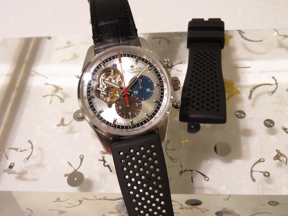 クロノマスター、デファイ エル・プリメロ21用ラバーストラップが再