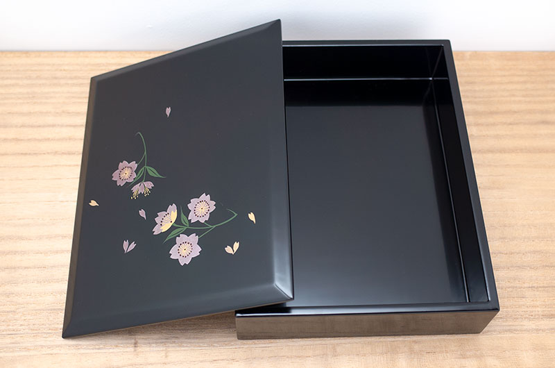 葉書入〈桜〉｜文具｜商品｜佐藤善六漆器店［川連漆器］