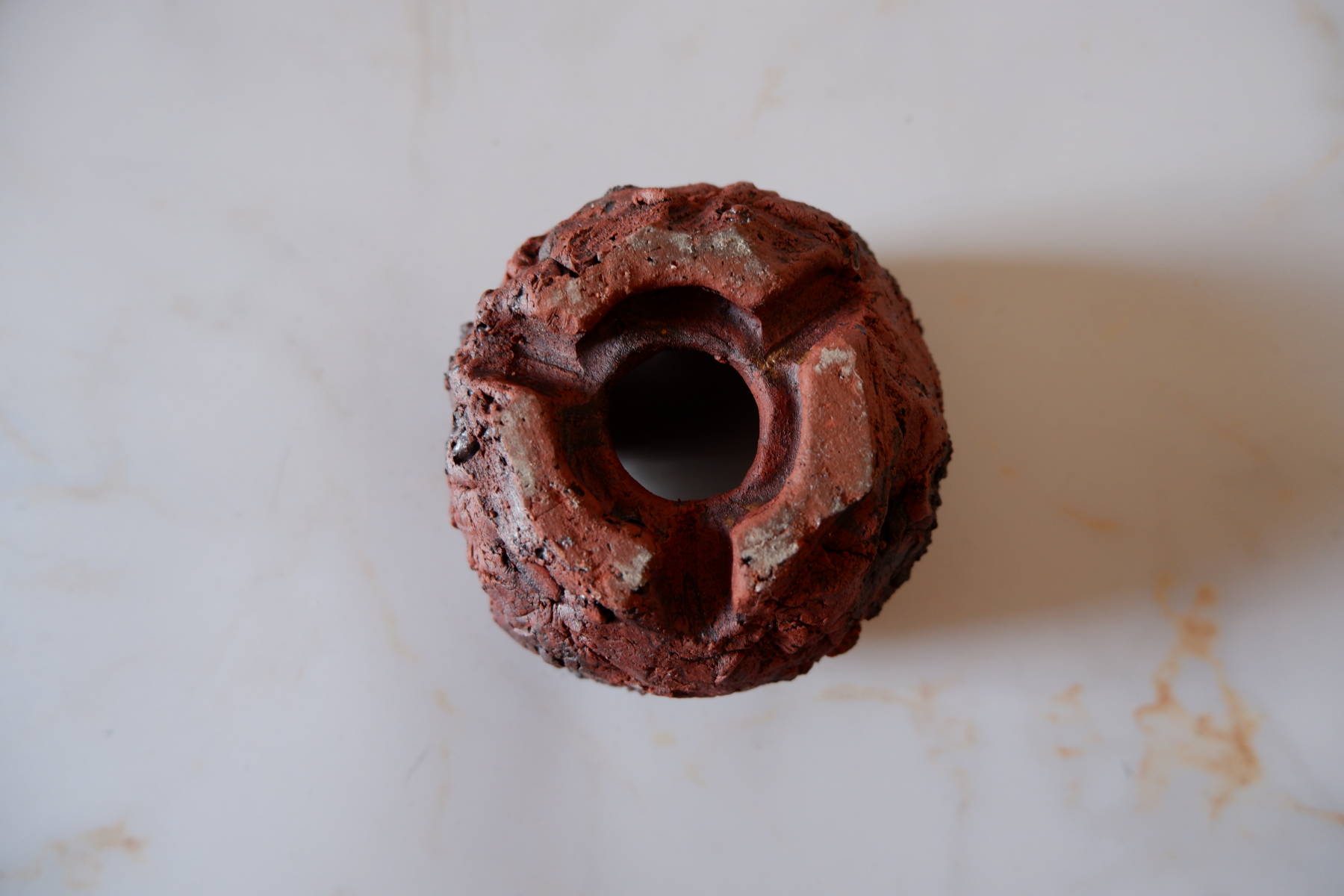 2.5号富士砂赤溶岩鉢594 塊根植物 多肉植物 アガベ グラキリス