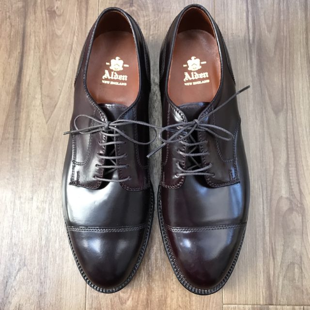 Alden collection|2160（ストレートチップ／バーガンディコードバン