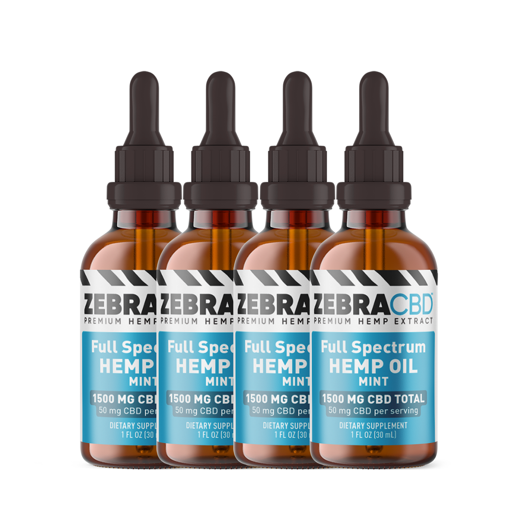 Full Spectrum CBD Oil Blend | Zebra CBD