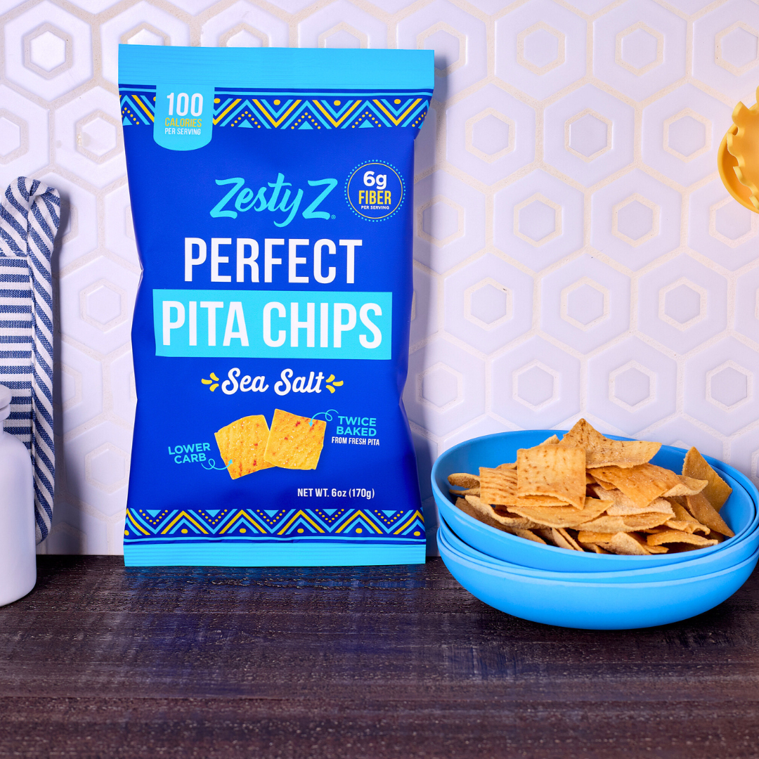 High Fiber Pita Chips - Variety Pack (6oz) – Zesty Z