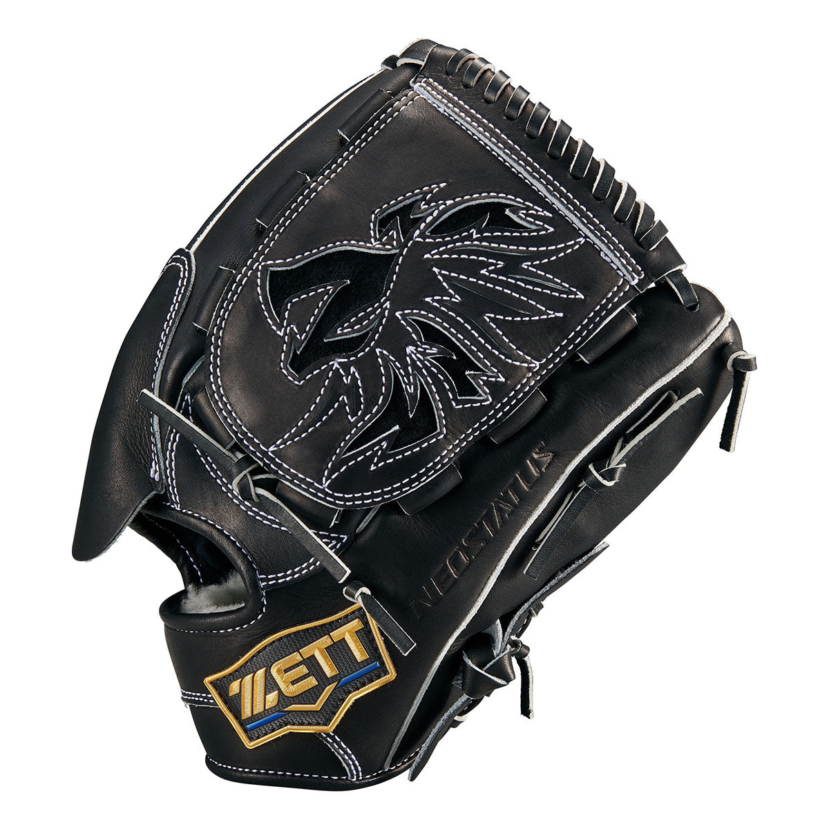 ZETT ブラック 硬式グローブ NEOSTATUS 投手用 硬式グラブ ネオ