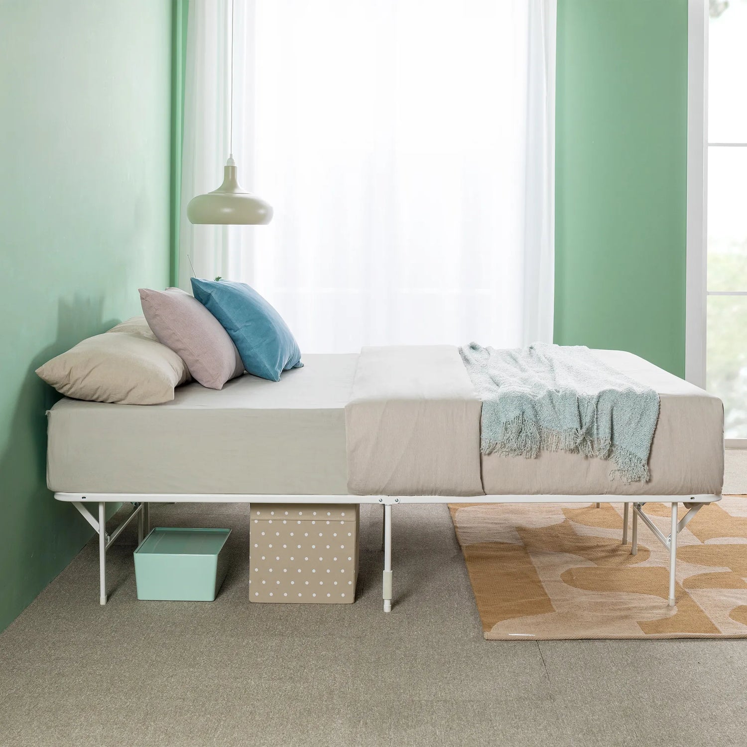 SmartBase 木製 すのこ 折りたたみパイプベッドフレーム | 【公式