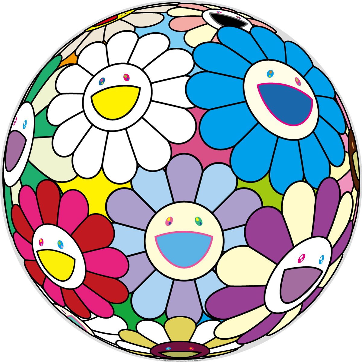 村上隆 フラワーボール 村上隆 (Takashi Murakami)｢フラワーボール（3