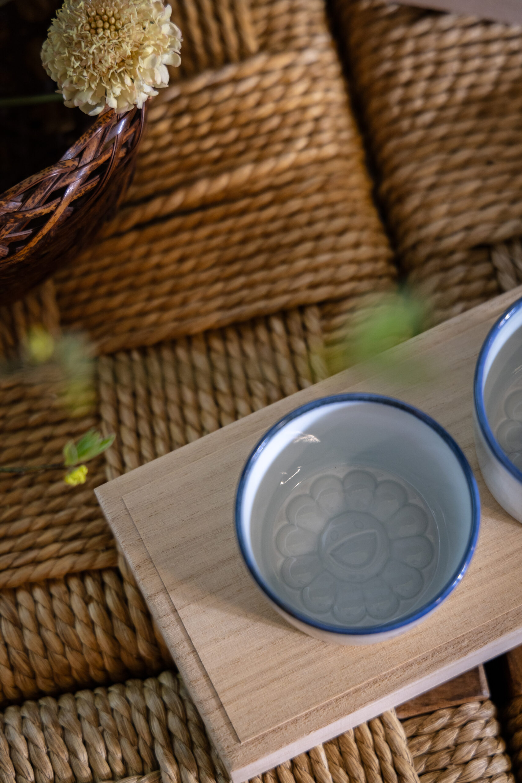 4月24日(木)12時よりTonari no Zingaro店頭にて、『お花蕎麦猪口セット