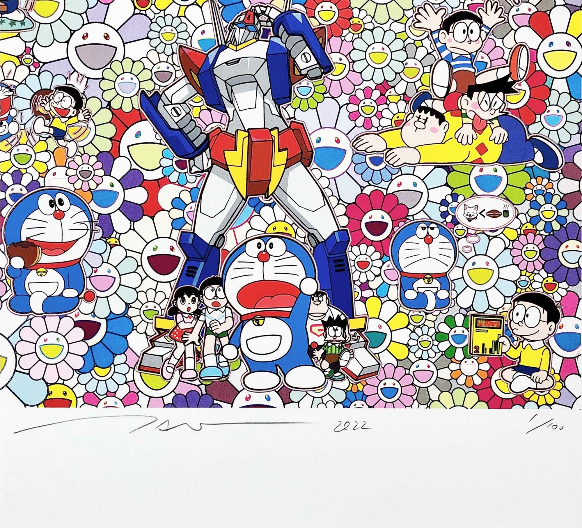 記憶の中のドラえもん』という版画を、2月18日(金)に販売することに