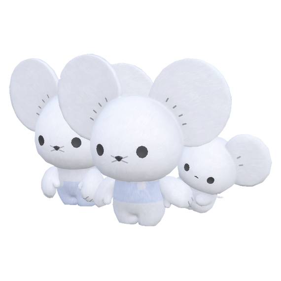 イッカネズミ 4ひきかぞく｜ポケモンずかん