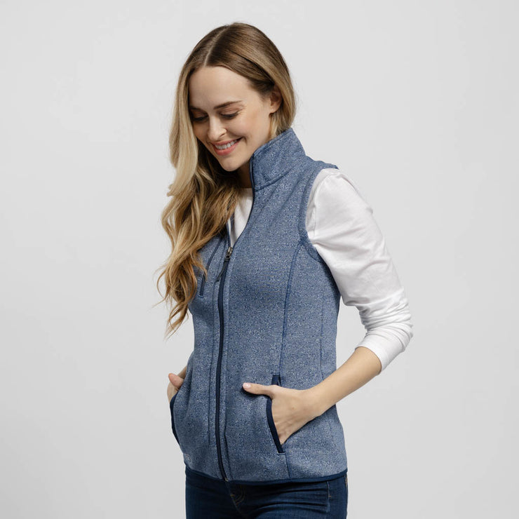 Zusa Women's Midtown Fleece Vest | Sustainable Fleece Vests for Women