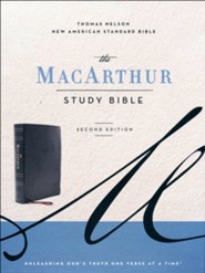 NASB MacArthur Study Bible, 2nd Edition, Comfort Print--soft