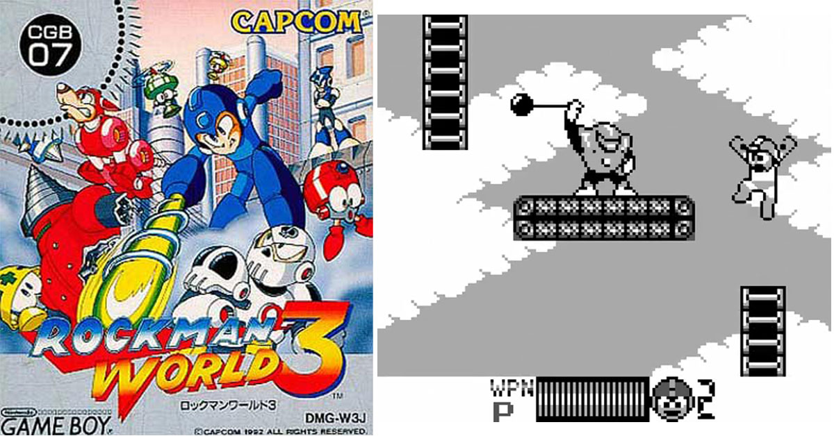 ゲームボーイカートリッジ ロックマンワールド3 星のカービィ2