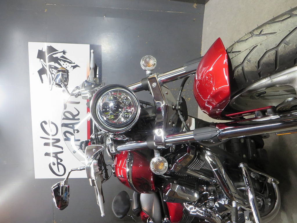 ヤマハXV系 LEDプロジェクターヘッドライトステー | ギャングパーツe