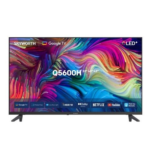 値下げSKYWORTH 43インチ チューナレスGoogleテレビ 新品未開封