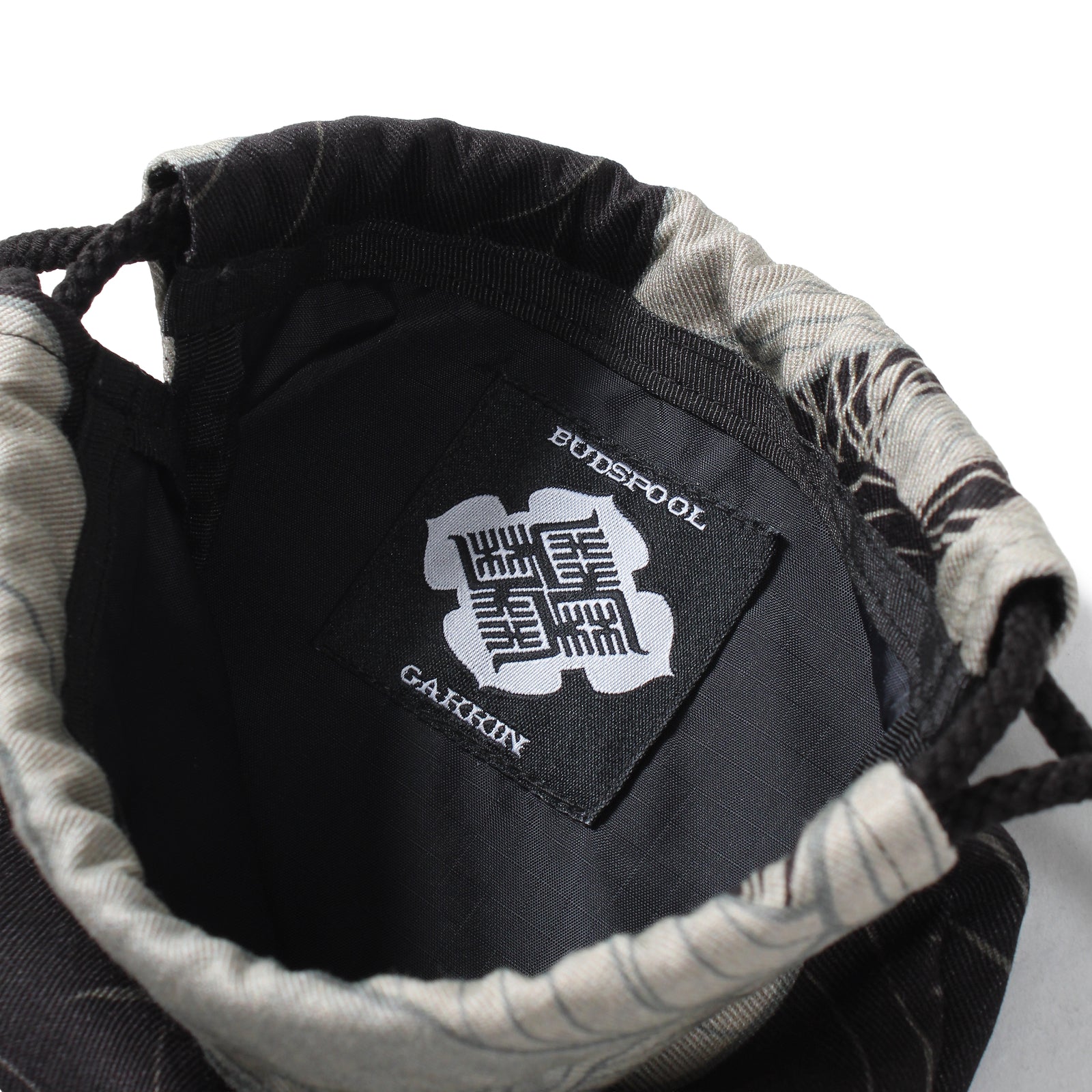GAKKIN × BUDSPOOL 浮蓮華 DRAWSTRING BAG – GXX