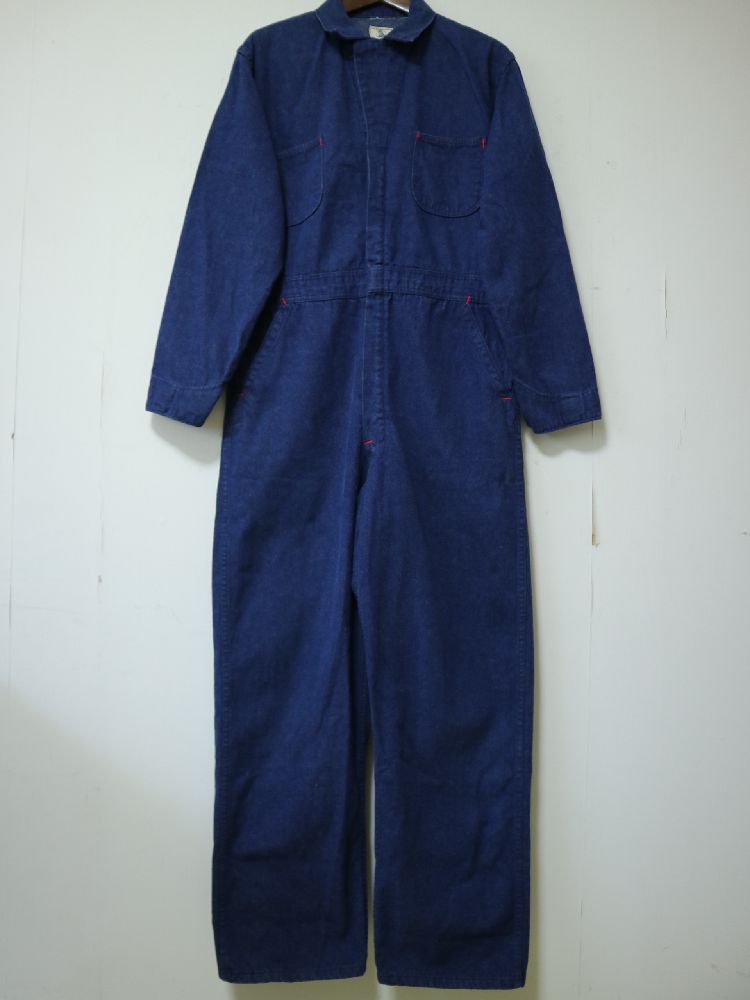60S～ BLUE BELL デニム オールインワン ツナギ カバーオール つなぎ