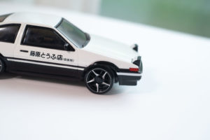 ミニッツ（MINI-Z）AWDのボディを交換。イニシャルD:トヨタ