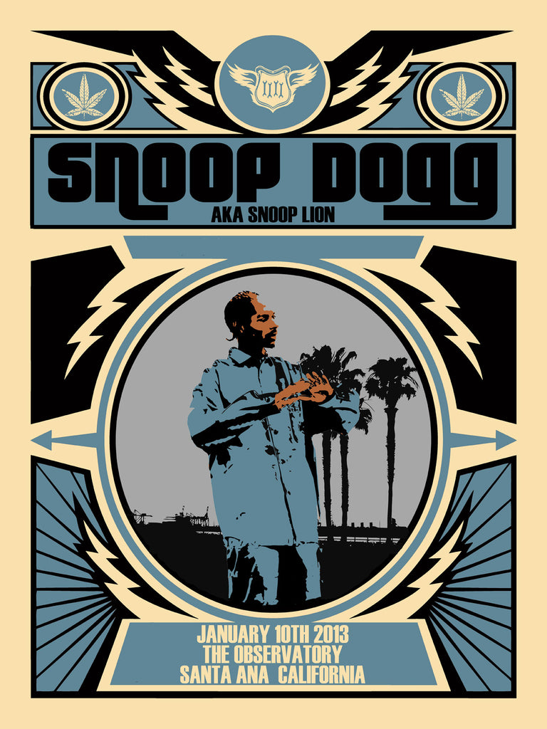 Snoop Dogg - Observatory – Garageland Print
