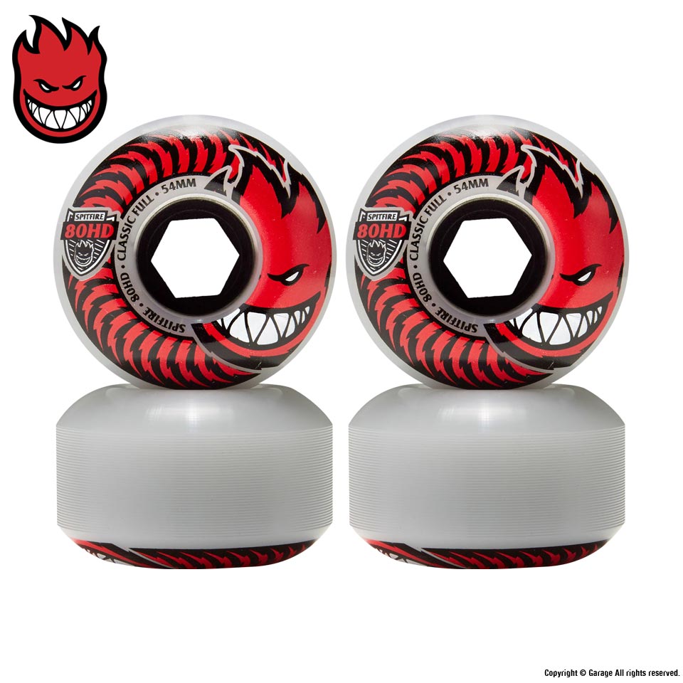 SPITFIRE WHEELS 80HD CLASSIC FULL ソフトウィール 54mm スケート