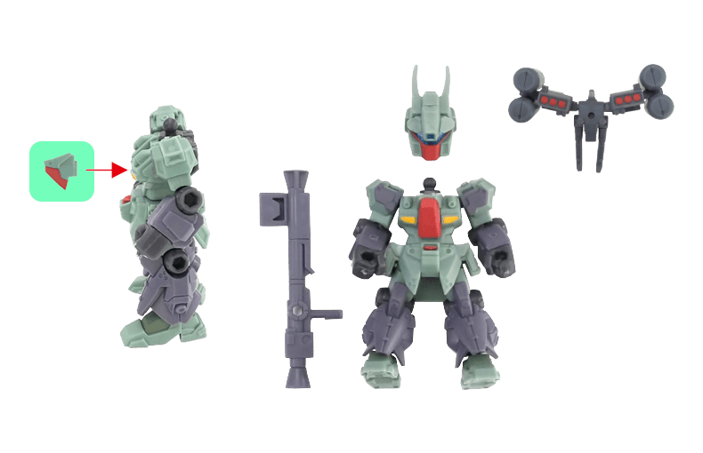 06弾の組み立て方|機動戦士ガンダム モビルスーツ アンサンブル