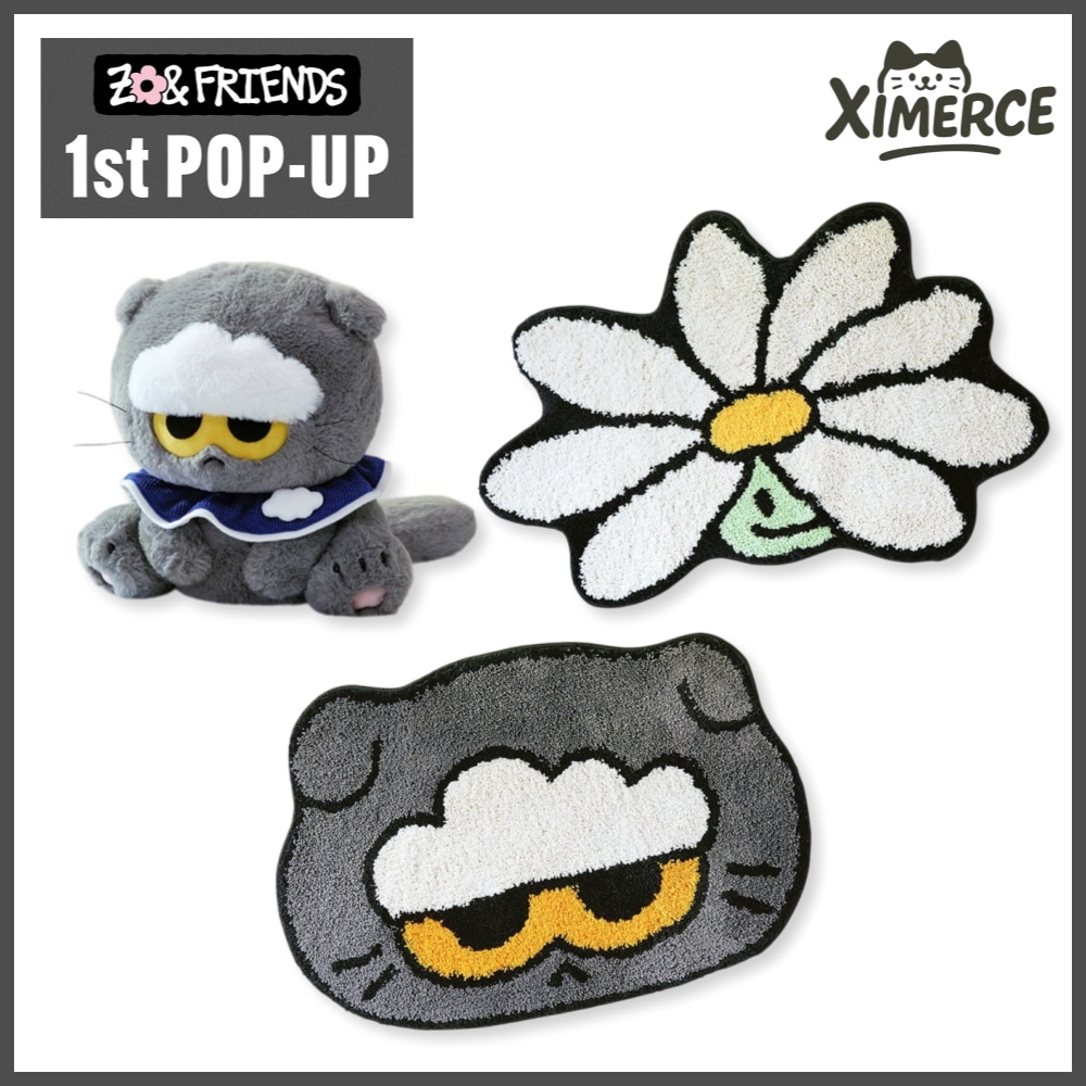 ZO&FRIENDS ポップアップ ZOA ラグマット ZO&FRIENDS ZOA A&NE