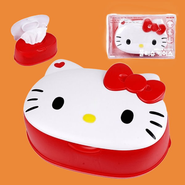 Qoo10] サンリオ ハローキティ ウェットティッシュ ケース