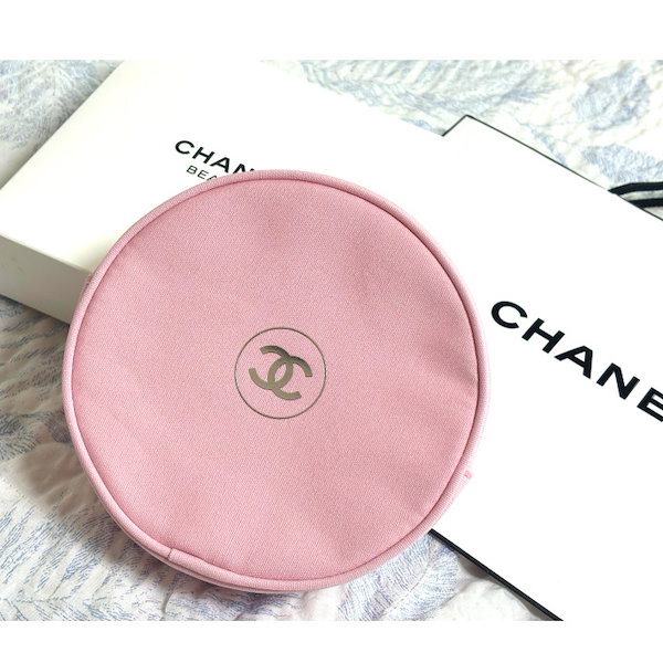 Qoo10] CHANEL ノベルティ ポーチ ピンク
