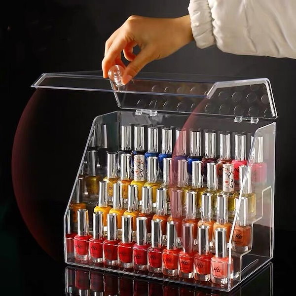 Qoo10] ネイル 収納 30本 40本 ポリッシュ
