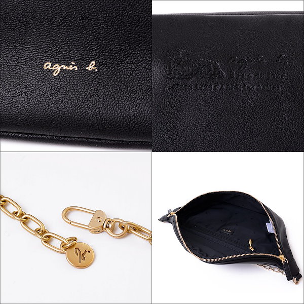 Qoo10] アニエスベー アニエスベー バッグ レザー ボディーバ