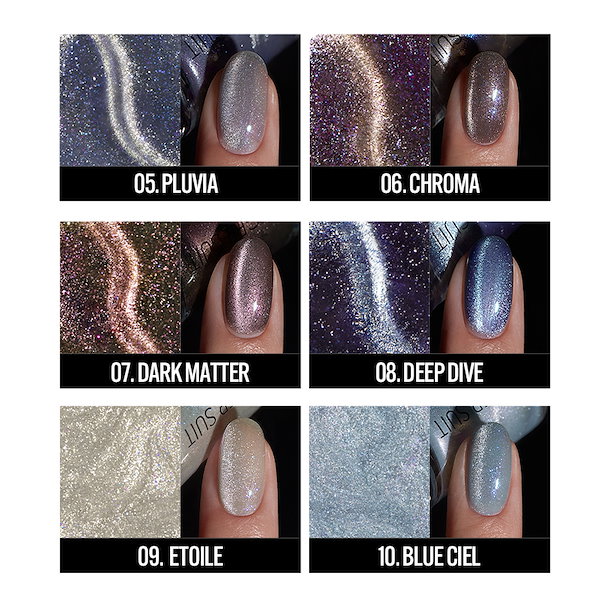 Qoo10] FINGER SUIT 水光ポリッシュ 選べる2種＋強力マグネッ