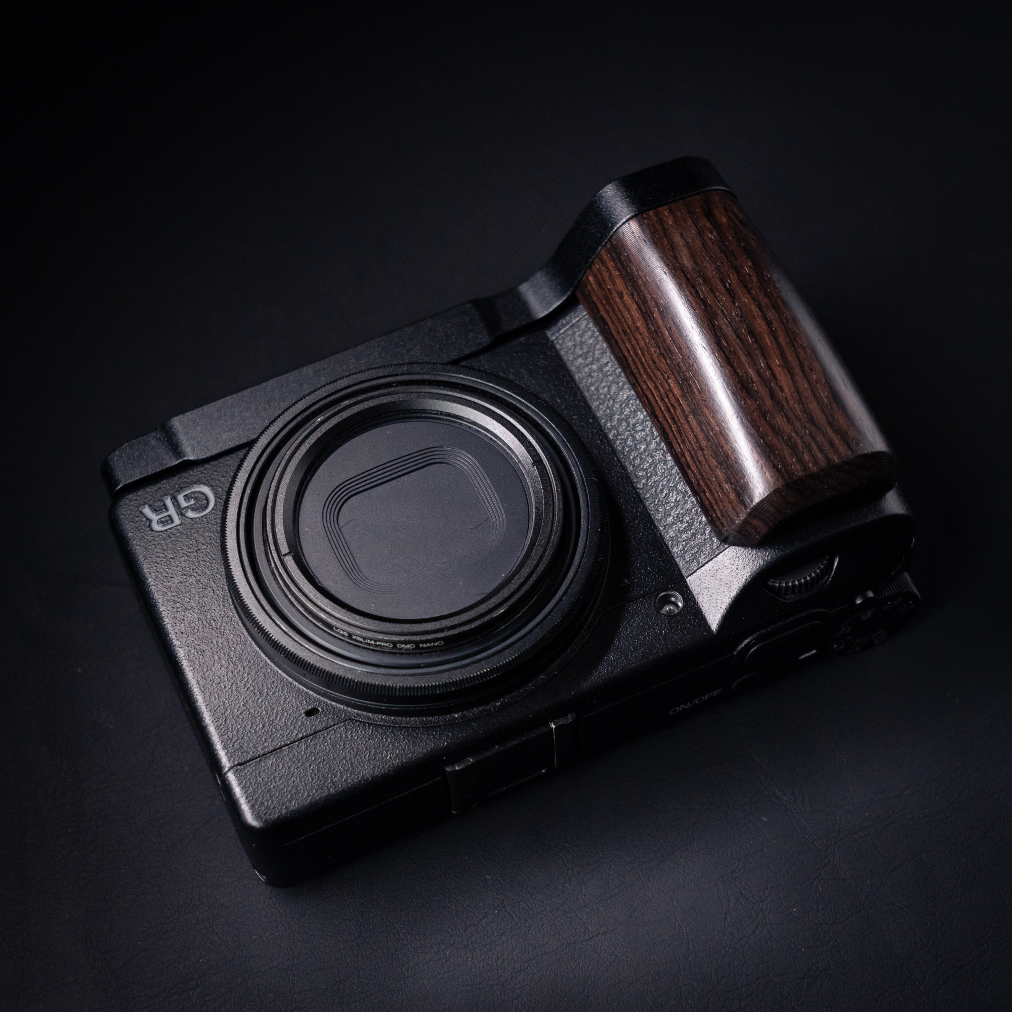 Wood Camera Grip For RICOH GR3 GRIII GR3X Camera with Aluminum