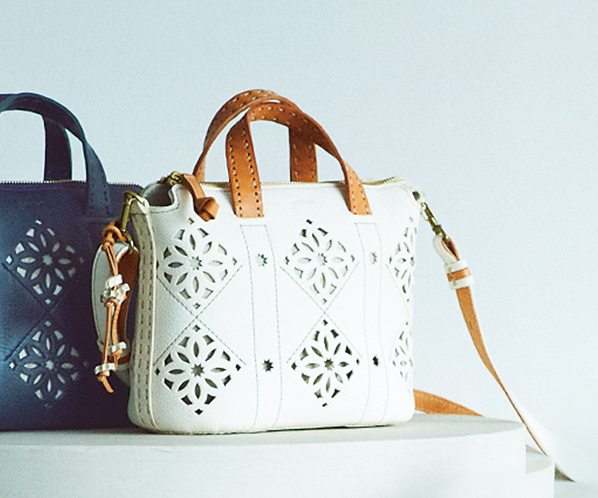 アーガイルカットワーク 2wayバッグ｜商品一覧 | 革財布、バッグの